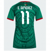Billige Mexico Santiago Gimenez #11 Hjemmebanetrøje Dame VM 2026 Kort ærmer
