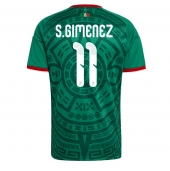 Billige Mexico Santiago Gimenez #11 Hjemmebanetrøje VM 2026 Kort ærmer