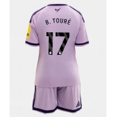 Billige Newcastle United Bazoumana Toure #17 Tredje trøje Børn 2026-27 Kort ærmer (+ bukser)
