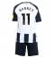 Billige Newcastle United Harvey Barnes #11 Hjemmebanetrøje Børn 2024-25 Kort ærmer (+ bukser)