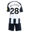 Billige Newcastle United Joe Willock #28 Hjemmebanetrøje Børn 2024-25 Kort ærmer (+ bukser)
