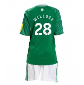 Billige Newcastle United Joe Willock #28 Udebanetrøje Børn 2025-26 Kort ærmer (+ bukser)