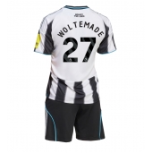 Billige Newcastle United Nick Woltemade #27 Hjemmebanetrøje Børn 2025-26 Kort ærmer (+ bukser)
