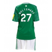 Billige Newcastle United Nick Woltemade #27 Udebanetrøje Børn 2025-26 Kort ærmer (+ bukser)