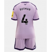 Billige Newcastle United Sven Botman #4 Tredje trøje Børn 2026-27 Kort ærmer (+ bukser)