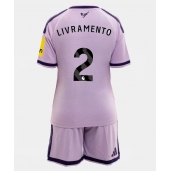 Billige Newcastle United Tino Livramento #2 Tredje trøje Børn 2026-27 Kort ærmer (+ bukser)