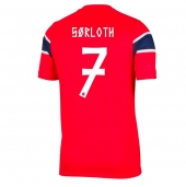 Billige Norge Alexander Sorloth #7 Hjemmebanetrøje VM 2026 Kort ærmer
