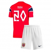 Billige Norge Antonio Nusa #20 Hjemmebanetrøje Børn VM 2026 Kort ærmer (+ bukser)
