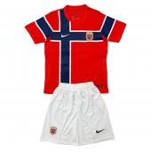 Billige Norge Hjemmebanetrøje Børn VM 2026 Kort ærmer (+ bukser)