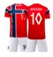 Billige Norge Martin Odegaard #10 Hjemmebanetrøje Børn VM 2026 Kort ærmer (+ bukser)