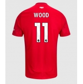 Billige Nottingham Forest Chris Wood #11 Hjemmebanetrøje 2024-25 Kort ærmer