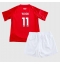 Billige Nottingham Forest Chris Wood #11 Hjemmebanetrøje Børn 2024-25 Kort ærmer (+ bukser)