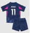 Billige Nottingham Forest Chris Wood #11 Udebanetrøje Børn 2024-25 Kort ærmer (+ bukser)