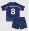 Billige Nottingham Forest Elliot Anderson #8 Udebanetrøje Børn 2024-25 Kort ærmer (+ bukser)