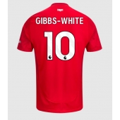 Billige Nottingham Forest Morgan Gibbs-White #10 Hjemmebanetrøje 2024-25 Kort ærmer
