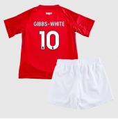 Billige Nottingham Forest Morgan Gibbs-White #10 Hjemmebanetrøje Børn 2024-25 Kort ærmer (+ bukser)