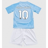 Billige Nottingham Forest Morgan Gibbs-White #10 Tredje trøje Børn 2024-25 Kort ærmer (+ bukser)