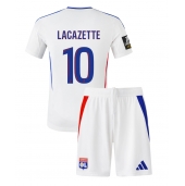 Billige Olympique Lyonnais Alexandre Lacazette #10 Hjemmebanetrøje Børn 2024-25 Kort ærmer (+ bukser)