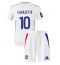 Billige Olympique Lyonnais Alexandre Lacazette #10 Hjemmebanetrøje Børn 2024-25 Kort ærmer (+ bukser)