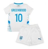 Billige Olympique de Marseille Mason Greenwood #10 Hjemmebanetrøje Børn 2024-25 Kort ærmer (+ bukser)