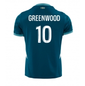 Billige Olympique de Marseille Mason Greenwood #10 Udebanetrøje 2024-25 Kort ærmer