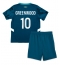 Billige Olympique de Marseille Mason Greenwood #10 Udebanetrøje Børn 2024-25 Kort ærmer (+ bukser)
