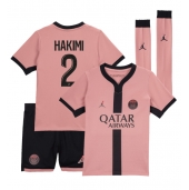 Billige Paris Saint-Germain Achraf Hakimi #2 Tredje trøje Børn 2024-25 Kort ærmer (+ bukser)