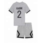 Billige Paris Saint-Germain Achraf Hakimi #2 Udebanetrøje Børn 2022-23 Kort ærmer (+ bukser)