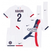Billige Paris Saint-Germain Achraf Hakimi #2 Udebanetrøje Børn 2024-25 Kort ærmer (+ bukser)