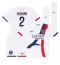 Billige Paris Saint-Germain Achraf Hakimi #2 Udebanetrøje Børn 2024-25 Kort ærmer (+ bukser)