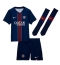 Billige Paris Saint-Germain Desire Doue #14 Hjemmebanetrøje Børn 2025-26 Kort ærmer (+ bukser)