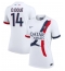 Billige Paris Saint-Germain Desire Doue #14 Udebanetrøje Dame 2024-25 Kort ærmer