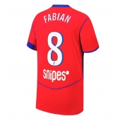 Billige Paris Saint-Germain Fabian Ruiz #8 Tredje trøje 2025-26 Kort ærmer
