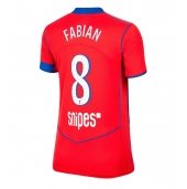 Billige Paris Saint-Germain Fabian Ruiz #8 Tredje trøje Dame 2025-26 Kort ærmer