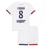 Billige Paris Saint-Germain Fabian Ruiz #8 Udebanetrøje Børn 2025-26 Kort ærmer (+ bukser)