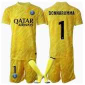 Billige Paris Saint-Germain Gianluigi Donnarumma #1 Målmand Tredje trøje Børn 2024-25 Kort ærmer (+ bukser)