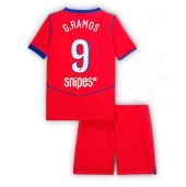 Billige Paris Saint-Germain Goncalo Ramos #9 Tredje trøje Børn 2025-26 Kort ærmer (+ bukser)