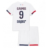 Billige Paris Saint-Germain Goncalo Ramos #9 Udebanetrøje Børn 2025-26 Kort ærmer (+ bukser)