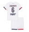 Billige Paris Saint-Germain Illia Zabarnyi #6 Udebanetrøje Børn 2025-26 Kort ærmer (+ bukser)
