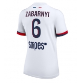 Billige Paris Saint-Germain Illia Zabarnyi #6 Udebanetrøje Dame 2025-26 Kort ærmer