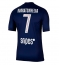 Billige Paris Saint-Germain Khvicha Kvaratskhelia #7 Hjemmebanetrøje 2025-26 Kort ærmer