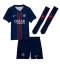 Billige Paris Saint-Germain Khvicha Kvaratskhelia #7 Hjemmebanetrøje Børn 2025-26 Kort ærmer (+ bukser)