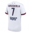 Billige Paris Saint-Germain Khvicha Kvaratskhelia #7 Udebanetrøje 2025-26 Kort ærmer
