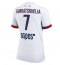 Billige Paris Saint-Germain Khvicha Kvaratskhelia #7 Udebanetrøje Dame 2025-26 Kort ærmer