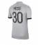 Billige Paris Saint-Germain Lionel Messi #30 Udebanetrøje 2022-23 Kort ærmer