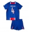 Billige Paris Saint-Germain Lucas Beraldo #4 Hjemmebanetrøje Børn 2026-27 Kort ærmer (+ bukser)