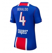 Billige Paris Saint-Germain Lucas Beraldo #4 Hjemmebanetrøje Dame 2026-27 Kort ærmer
