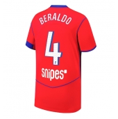 Billige Paris Saint-Germain Lucas Beraldo #4 Tredje trøje 2025-26 Kort ærmer