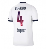 Billige Paris Saint-Germain Lucas Beraldo #4 Udebanetrøje 2026-27 Kort ærmer