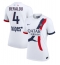 Billige Paris Saint-Germain Lucas Beraldo #4 Udebanetrøje Dame 2025-26 Kort ærmer